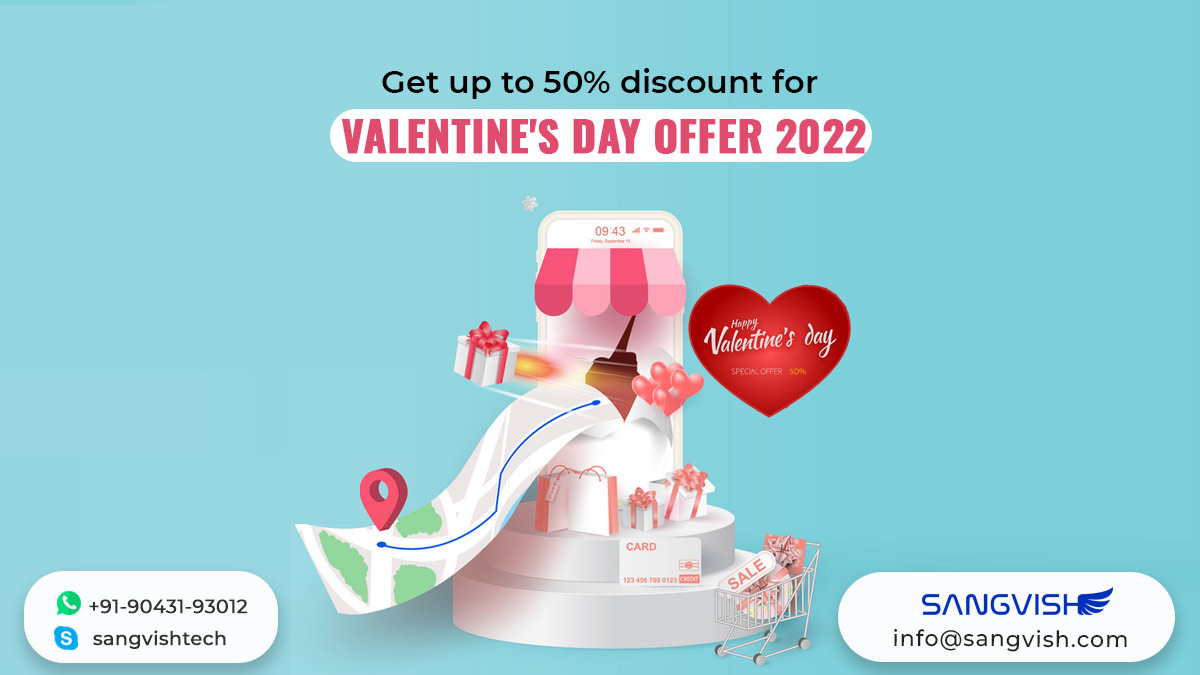 Get up to 50% discount for Valentine's Day Offer 2022