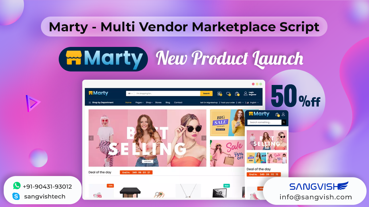 Marty eCommerce Marketplace Script