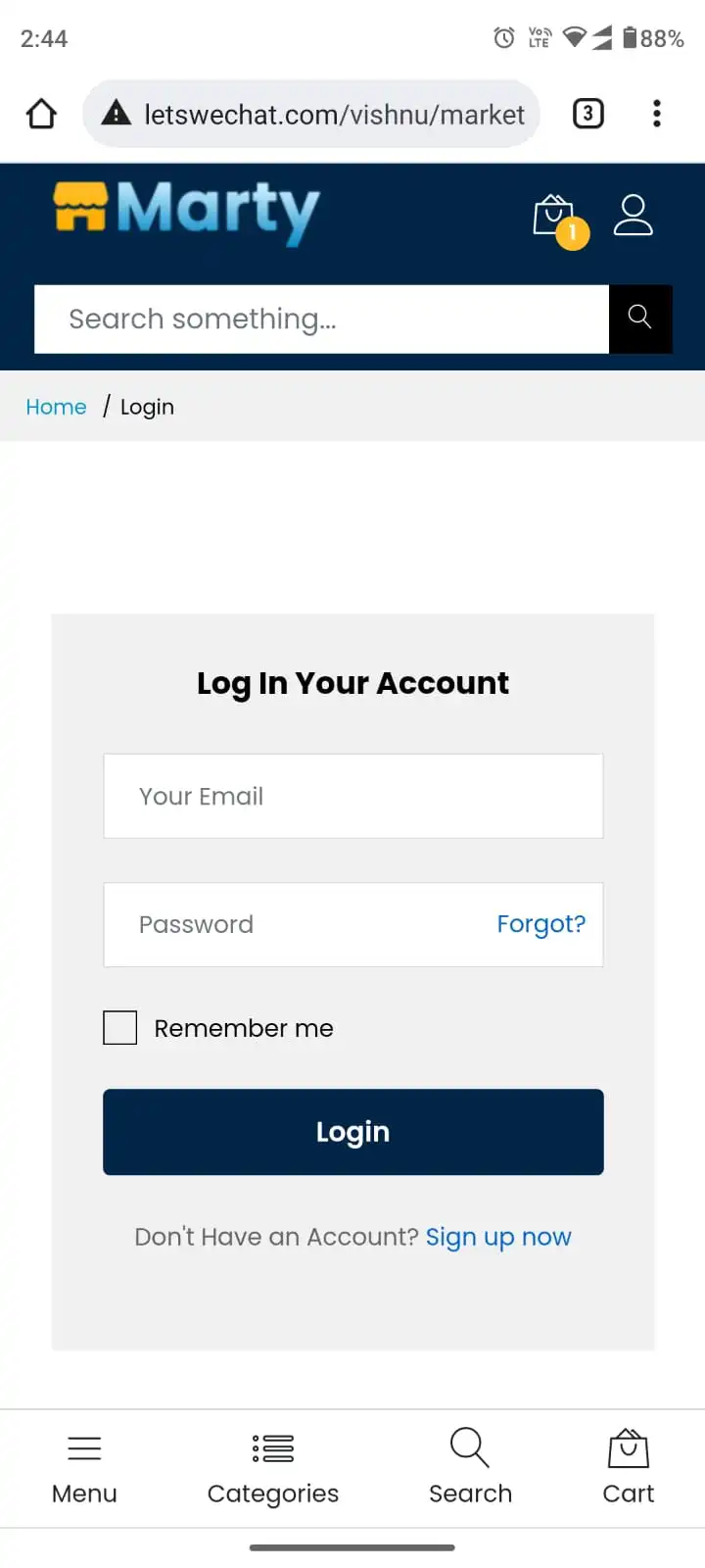 marty-login-page