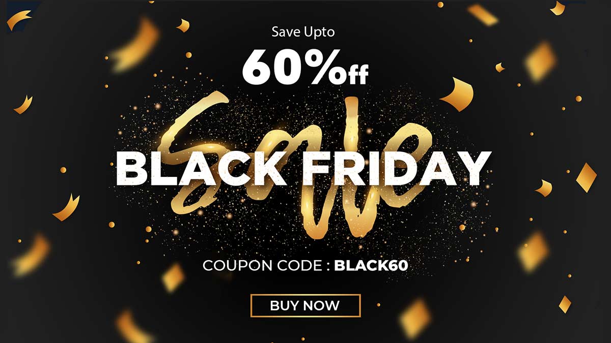 Black Friday Sale 2022 Begins with 60% off for all Marketplace Scripts at Sangvish