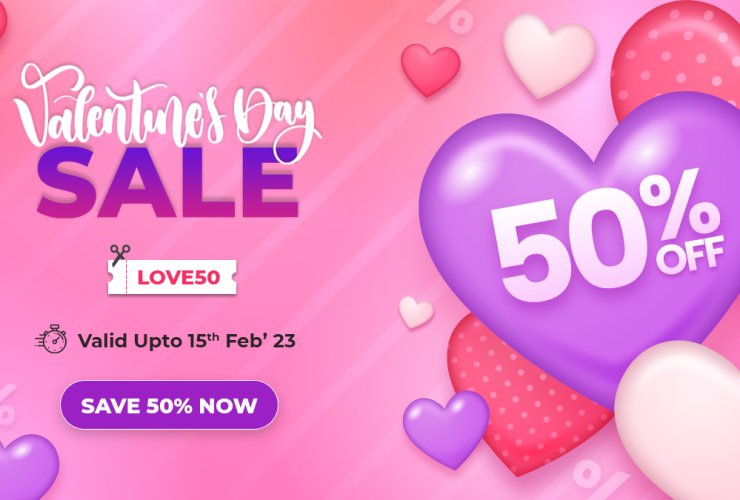 Valentine's Day Sale 2023 - 50% Off Marketplace Scripts & WordPress Themes