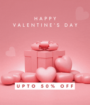 Valentine's Day Sale 50% OFF