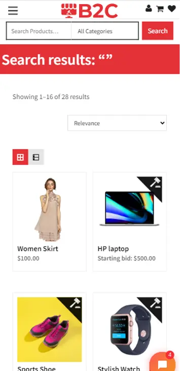 eBay Clone Product-Category