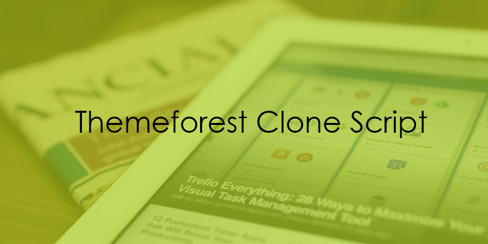 Themeforest Clone Script