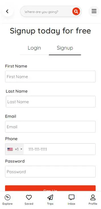 Register - Airbnb Clone Register - Airbnb Clone