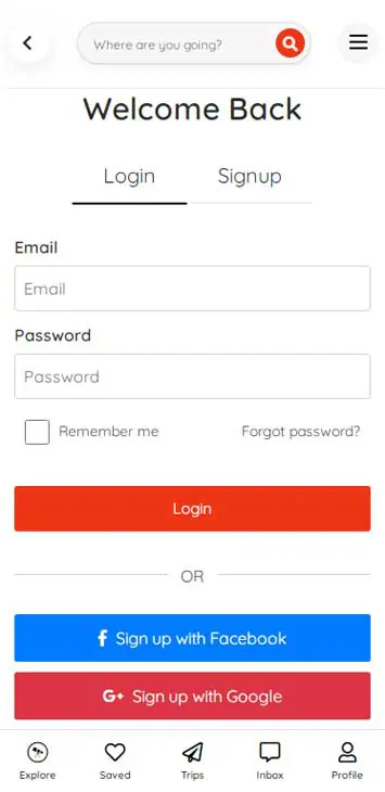 Login - Airbnb Clone Login - Airbnb Clone