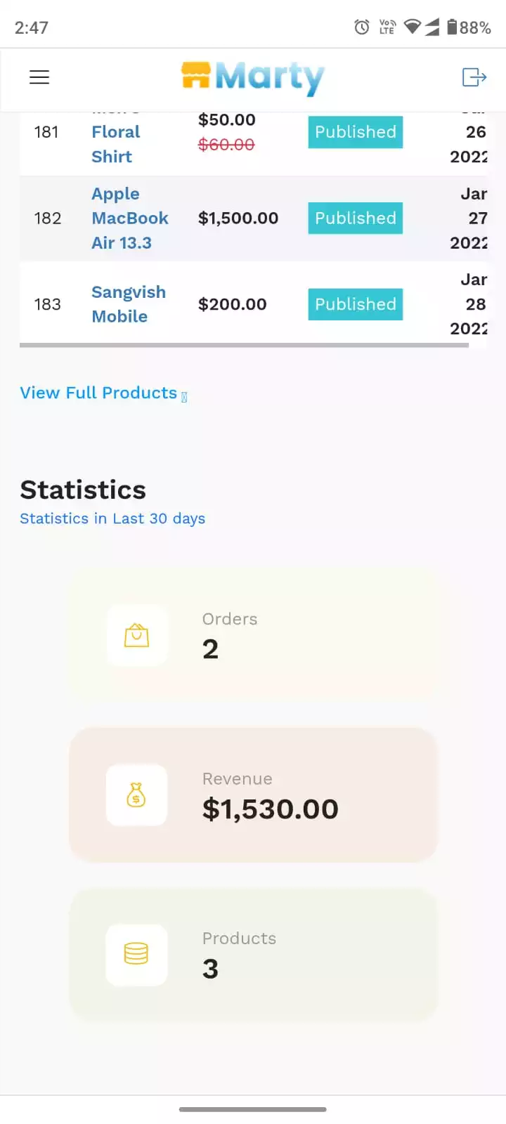 marty-vendor-statistics