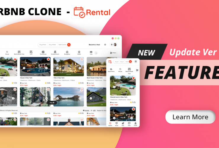Airbnb Clone Core Feature Update Version 5.0
