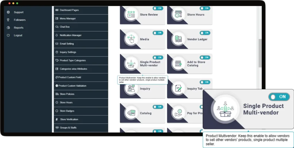 Single Product Multi Vendor