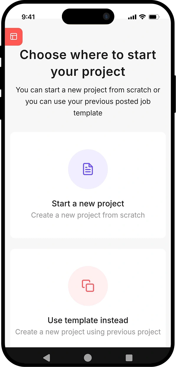 create project create project