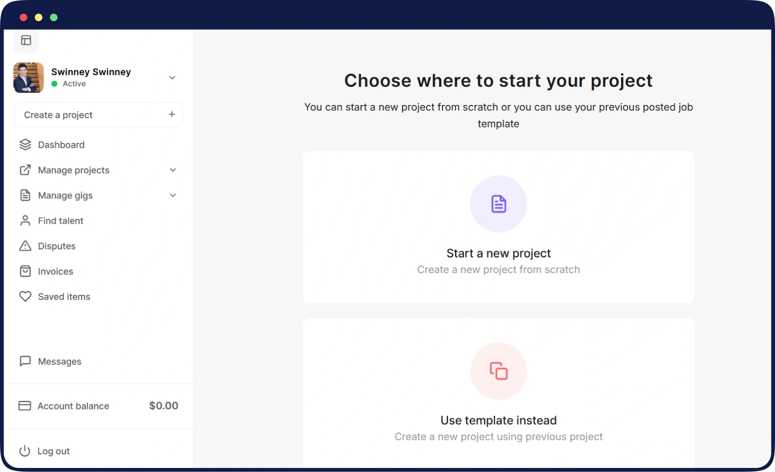 create projects create projects