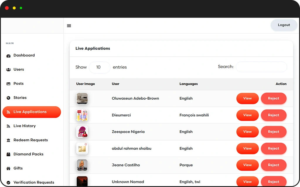 live-application live-application