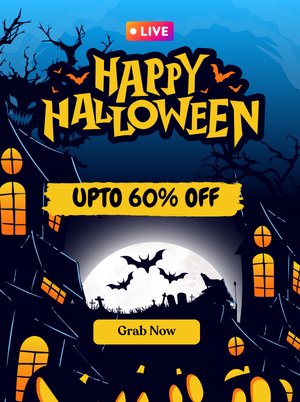 Halloween Sale 60% OFF