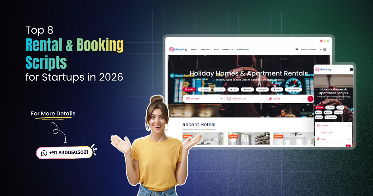 top 8 rental booking script